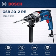 [ BOSCH ] (GSB 20-2 RE) Impact Drill 850W | 2-Speed | Hammer Drill