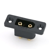 Aimex New Product XT90E-M Black gold-plated aircraft model connector with nut for fixing AMASS Model