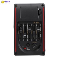 5-Band Tone Controls EQ Equalizer Tuner PS-500 5-Band Acoustic Guitar EQ Preamp Equalizer Pickup Aco