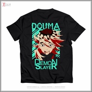 KATUN XGAN Demon Slayer Douma DS04X Japanese 24s Cotton Anime T-Shirt Premium Anime Manga T-Shirt