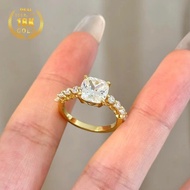 18k Gold White Diamond Ring For Women