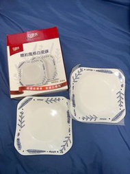 白蘭氏 簡約風格白瓷碟