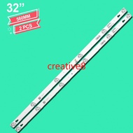 New 2pcs/set 6LED(6V) 560mm LED Backlight Strip for TCL L32P1A L32F3301B 4C-LB3206-HR03J 4C-LB3206-H