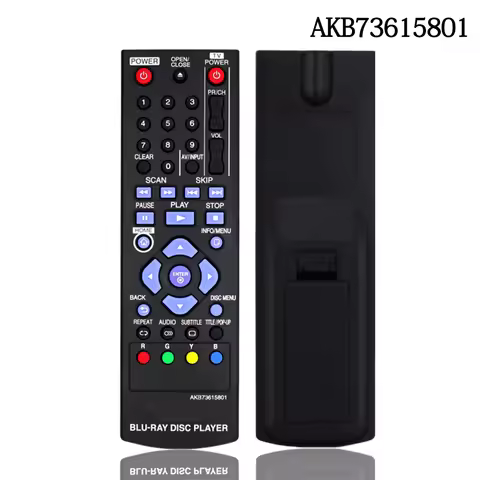 AKB73615801 Remote Control Replace For Blu-Ray Disc DVD Player BD220 BD630 BP125 BP125N BP200 BP220 