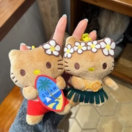 Black Leather Guam Limited Hula Pendant Hawaii Black Leather kitty