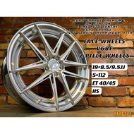 FACE WHEELS V68F 19INC 2 PIECE MERCEDES C E S CLASS W204 W205 W212 W213 W220