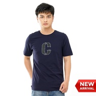 Cressida Men's Slimfit Navy Short Sleeve T-Shirt - MMBAS.1DB011Y