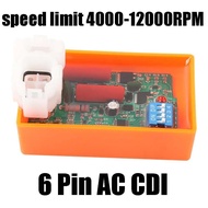 Motorcycle Lgnition 6 Pin AC CDI Racing Box CDI For Euro Vperman 150 For GY6 50cc 80 110 125cc 150cc