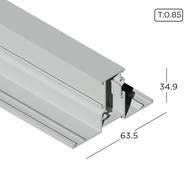 Aluminium Extrusion Center Frame (Economy Casement Window) Profile Thickness 0.85mm KW4103 ALUCLASS
