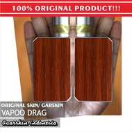 Original! Skin / Garskin Mod Vape Voopoo Drag - Wood Brown