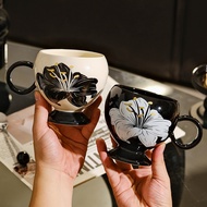 Ceramic Mug Premium Sense Cup Premium Sense Coffee Cup Perfume Lily Girlfriends Light Luxury Souveni