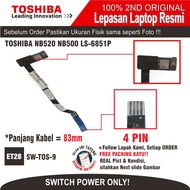 ET28 SW-TOS-9 Power Sw button Switch ON OFF Power Board Tombol power Laptop TOSHIBA NB520 NB500 LS-6