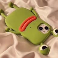 现货 立体青蛙苹果15Plus手机壳iPhone11promax78p防摔软壳14Plus套壳立体青蛙苹果15Plus手机壳iPhone11promax78p防摔软壳14Plus套壳