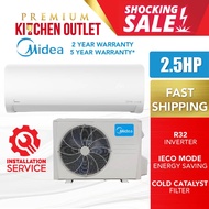 Midea ( MSXS-10CRDN8 / MSXS-13CRDN8 / MSXS-19CRDN8 / MSXS-25CRDN8 ) Xtreme Save R32 Inverter Air Con