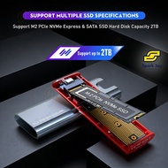 【SG】10Gbps M.2 SSD enclosure NGFF enclosure SATA Dual Protocol M.2 to USB Type-C SSD Enclosure