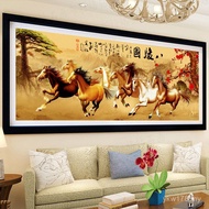 Full Diamond New Style Eight Horses Full Stickers Diamond Diamond Embroidery Living Room Painting 20