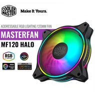 พัดลม ระบายความร้อน คอมพิวเตอร์ COOLER MASTER รุ่น MASTERFAN MF120 HALO WHITE EDITION (MFL-B2DW-18NP