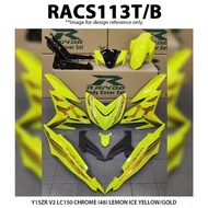 Cover Set Rapido Y15ZR V1 V2 Yamaha LC150 (48) Chrome Blue White Black Motor Y15 Lemon Ice Yellow Go