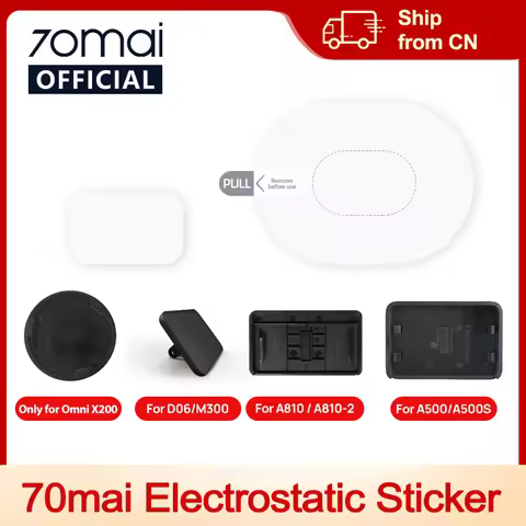 70mai Mount & Sticker Tool Pack for 70mai Dash Cam T800/X800/A810/A510/A800S/A500S/1S/M300/M200 Car 