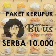 SNACK BU IIS ANEKA CEMILAN KERUPUK SERBA 10000 10ribu ceban CEMILAN