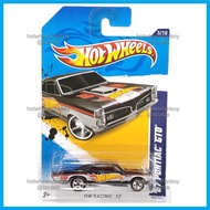 Hot Wheels 67 Pontiac GTO HW 2012 Racing 3/10 Black Muscle Car kereta hotwheels 67 pontiac gto tahun