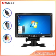 7 Inch TFT-LCD Car Monitor Universal Rotatable Car Rearview Headrest Monitor With Dual Video Output