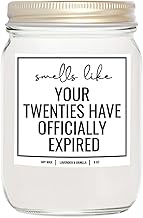 YouNique Designs 30th Birthday Candle Gifts for Women Men, 8 Oz, 30th Birthday Gifts for Her Him, Di