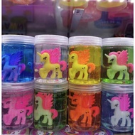 Monstermarketing Crystal Clear Slime Jelly Clay with Unicorn Figures Multicolor Toy