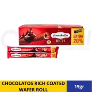 CHOCOLATOS RICH COATED WAFER ROLL 19gr