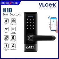 VLock H1B-TTB Smart Door Lock Fingerprints Smart Lock Suitable for Wooden Door