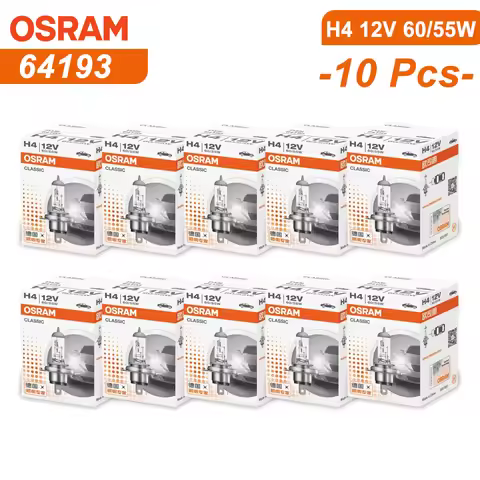 OSRAM H4 9003 HB2 64193 Standard Hi/lo Beam Car Halogen Headlight Auto Bulb 3200K 12V 60/55W P43t Or