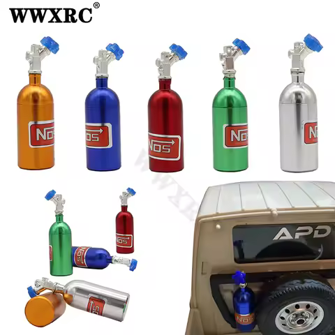 Metal Simulated NOS Nitrogen Bottle For WPL D12 B16 B24 B36 C14 C24 D42 JJRC Q60 Q61 MN D90 D91 MN99