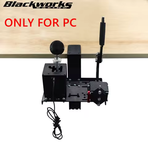 Universal Desk Mount For PC USB Sim Racing Games Handbrake/Sequential Shifter H Gear Shift/Hall Sens