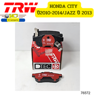 ผ้าดิสเบรคหลัง DTEC HONDA CITY(ปี2010-2014)/JAZZ(ปี2013)(GK3) GDB3160DT TRW *76572