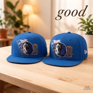 Dallas Mavericks New Era State Stitch 9FIFTY Snapback Cap -Blue multi-color embroidered  classic out