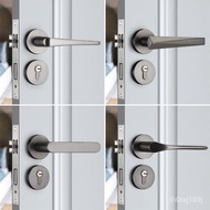 🚓Factory Direct Supply Simple Door Handle Household Bedroom Door Lock Wooden Door Lock Universal Handle Lock