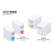Elianware E1515/E1516 BPA-Free Plastic Fridge Water Juice Dispenser Drink Jar Detergent Storage Cont