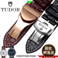 Watch Strap TUDOR TUDOR Crocodile Leather Strap Genuine Leather Male Original Style TUDOR Water Drop