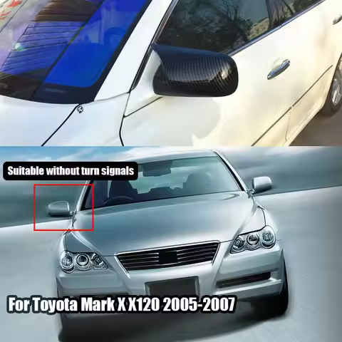 Rearview mirror protective cover For Toyota Mark X X120 2005 2006 2007 Rear mirror decorative cover 