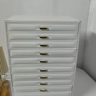 Light Luxury Ten-Layer Drawer Jewelry Box Large Capacity High-End Anti-Oxidation JJ
