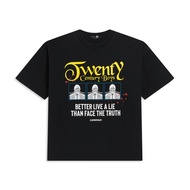 CARNIVAL CNVX20C26T15BK 20th CENTURY BOYS THE FACE OF LIES T-SHIRT OVS BLACK OVERSIZED T SHIRT MAN G