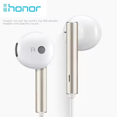 Original For Honor AM116 Earphone Mic 3.5mm Headset For 9A 9C X8 P7 P8 P9 Lite P10 Mate 10 20 P20 Pr