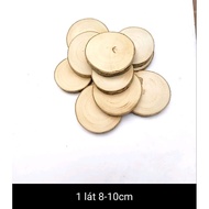 1 wooden slice for handmade items 3-9cm
