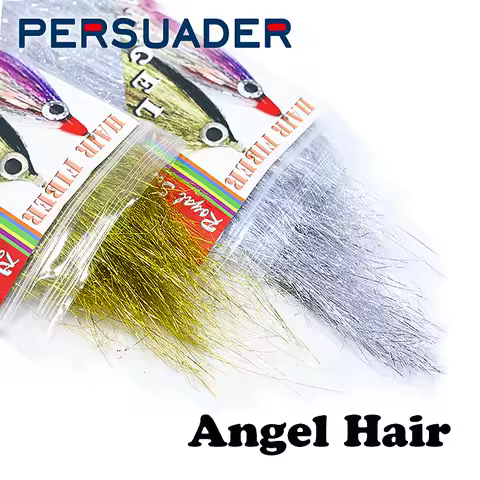 Persuader new 2packs set 5inches long angel hair big streamer wings&bodies&tails fly tying materials