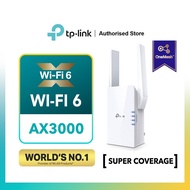 TP-Link RE705X WiFi 6 Range Extender (AX3000) | AX3000 Mesh Wireless Range Extender