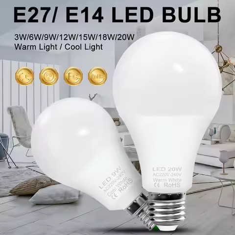 LED Bulb 220V E27 Corn Lamp Warm White Light LED Chandeliers Bulb 240V Spotlight LED Lampara 3W 6W 9