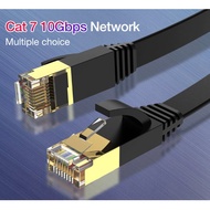 UPTM CAT7 lan cable flat Gigabit Ethernet Network Cable 30m, 40m, 50m