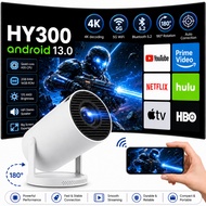 HY300 Pro Ultra Wireless Wifi BluetoothCinema Android 13.0 Mini Led SmallProjector projektor 4K Andr