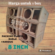 BOX SPEAKER LINE ARRAY SINGLE PLUS TWEETER 8 INCH THICKNESS PLYWOOD 12 mm