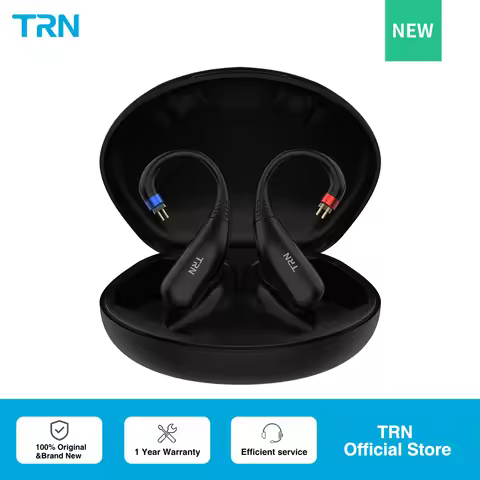 TRN Scallop Wireless Bluetooth 6.0 HIFI Earphones Module Upgrade Cable Replaceable For air pods Conc